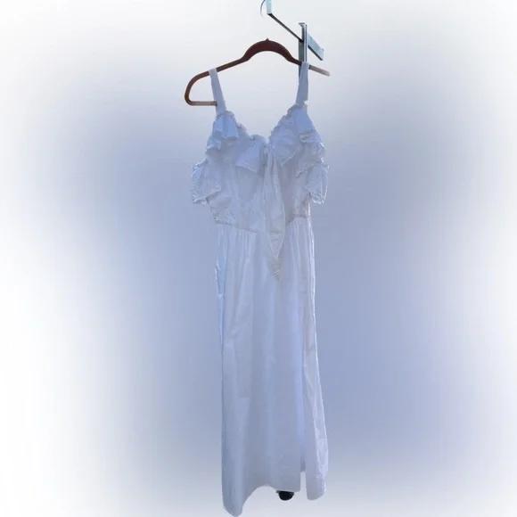 NWOT Batsheva Katja Dress White Broderie Anglaise Size 4 - Picture 5 of 6